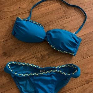 F21 blue Bikini
